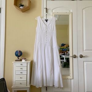 Vintage Cottagecore Midi Dress
